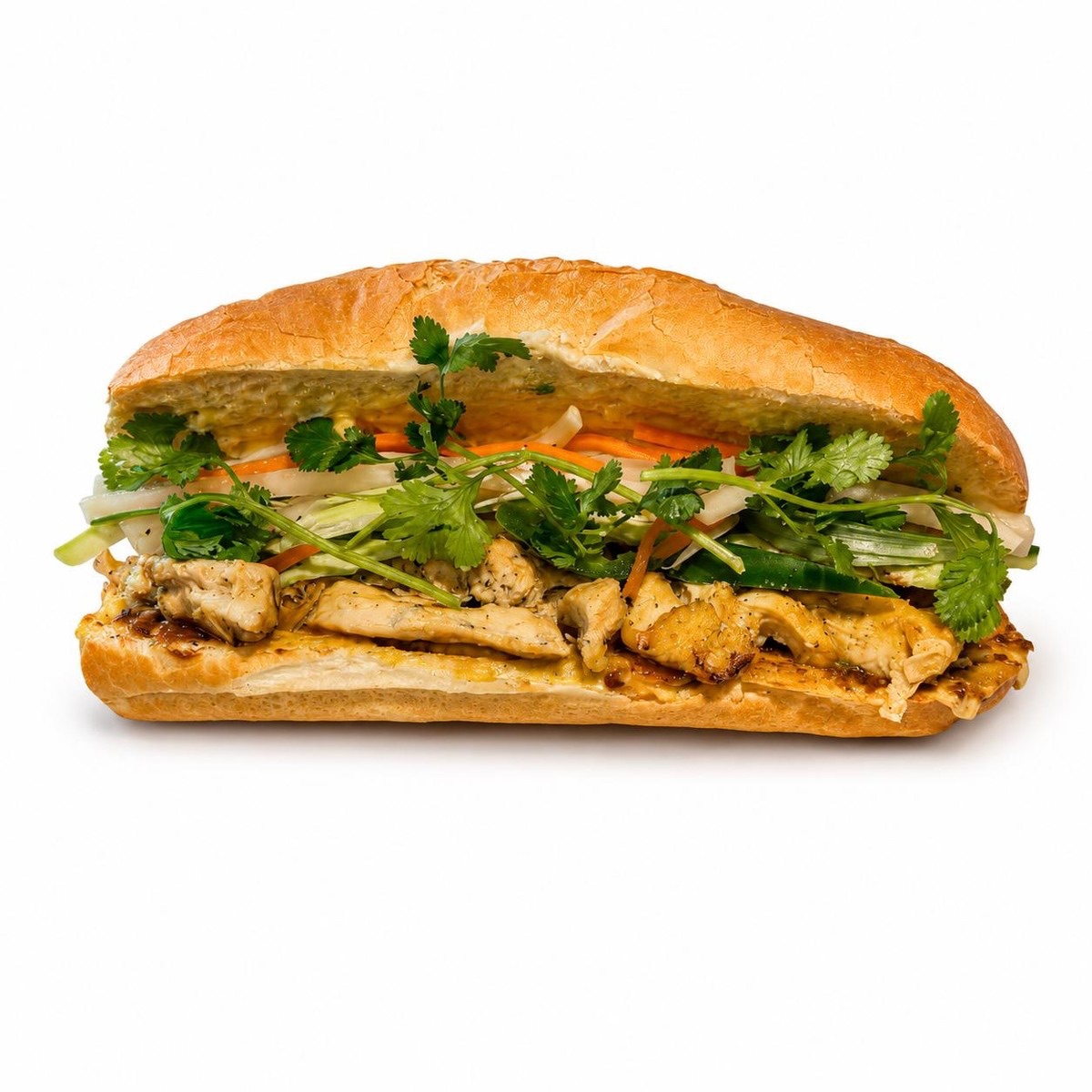 Grilled Chicken Banh Mi at Eggymon Kitchen in Alpharetta