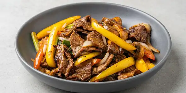 Black Pepper Steak at Eggymon Kitchen in Alpharetta